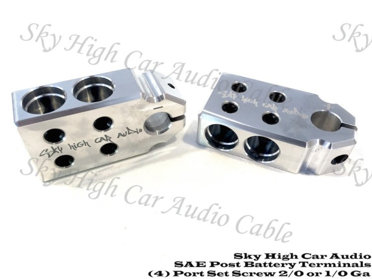 Sky High Car Audio 4 2/0 Input SAE Battery Terminals