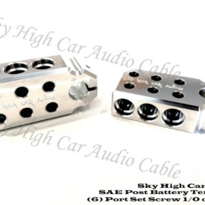 Sky High Car Audio 6 2/0 Input SAE Battery Terminals