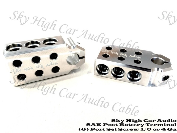 Sky High Car Audio 6 2/0 Input SAE Battery Terminals