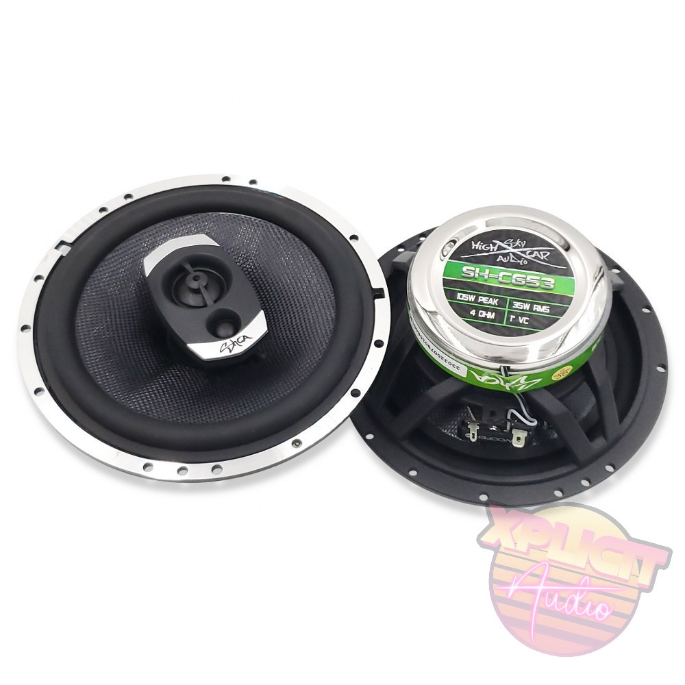 Sky High Car Audio SH-C653 6.5 Coaxial Speaker – 1