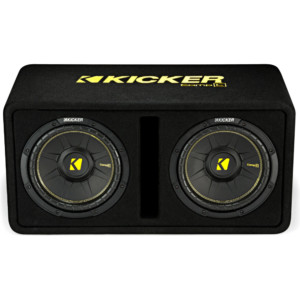 Kicker CompC Dual 10" loaded Subwoofer boxes
