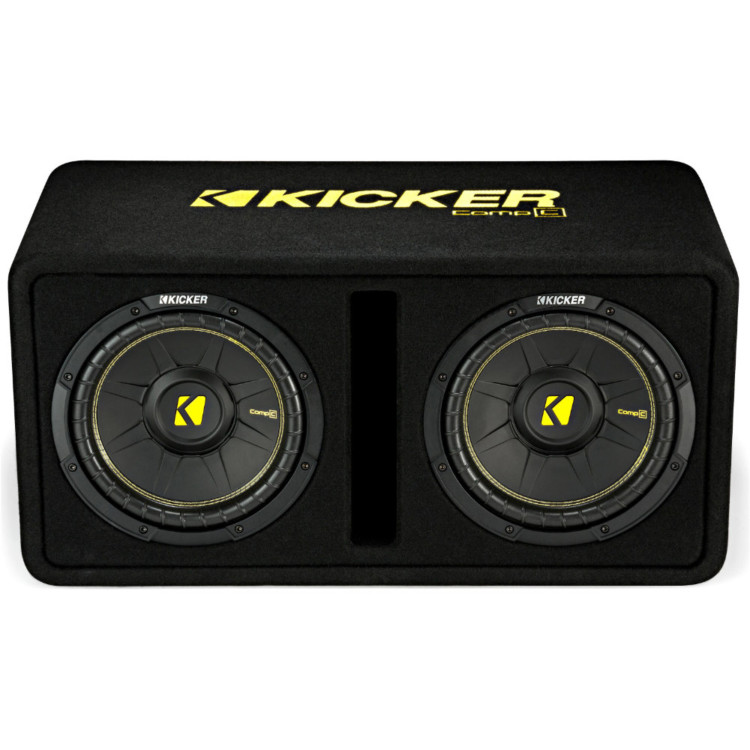 Kicker CompC Dual 10" loaded Subwoofer boxes