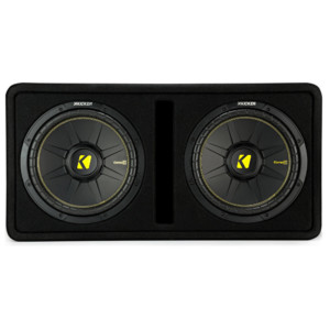 Kicker CompC Dual 12" loaded Subwoofer boxes