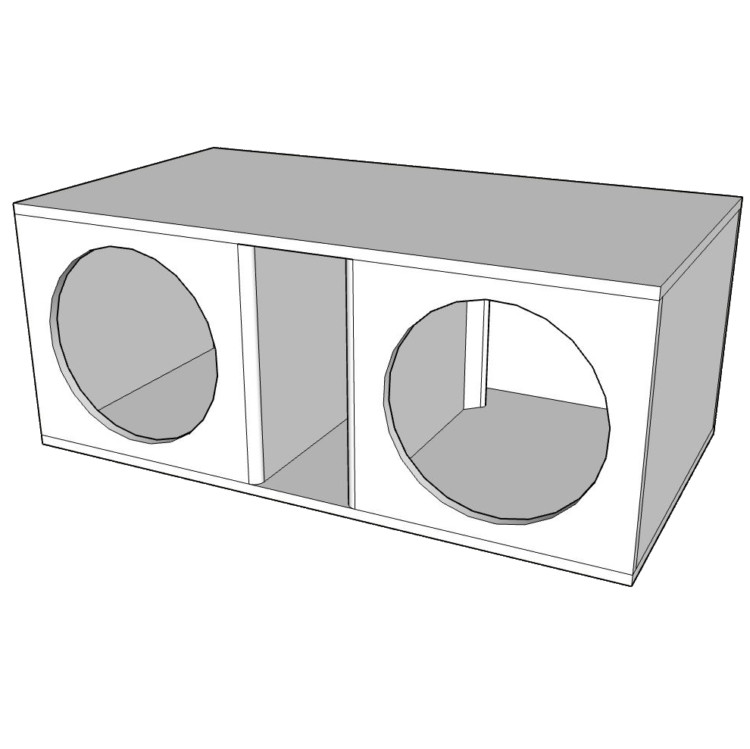 2) Skar Audio VXF 15s Ported Subwoofer Box Plans