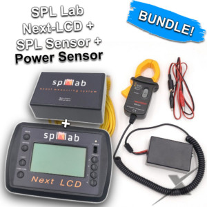 SPL Lab Next-LCD + SPL Sensor + Power Sensor Clamp