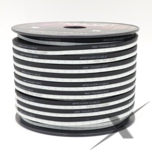 Full Tilt Audio 16 Gauge OFC Speaker Wire - 100ft White/Black