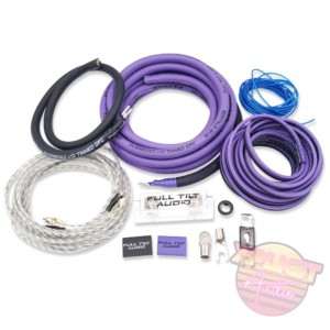 Full Tilt Audio 1/0ga Tinned OFC Amp Kit - Purple/Black