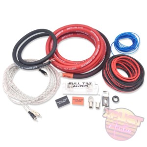 Full Tilt Audio 1/0ga Tinned OFC Amp Kit - Red/Black