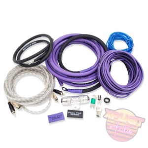 Full Tilt Audio 4ga Tinned OFC Amp Kit - Purple/Black