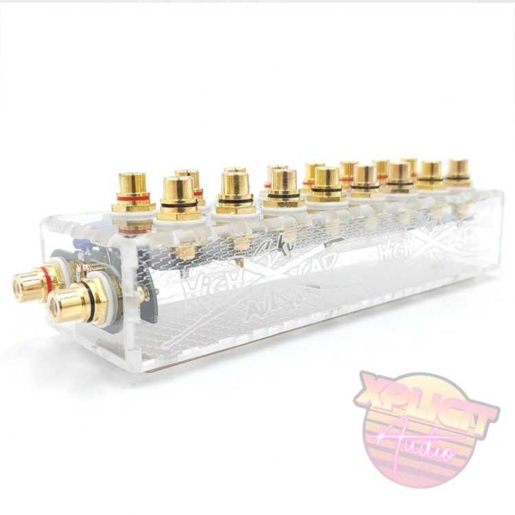 Sky High Car Audio RCA Distribution Block 1 to 8 Pair