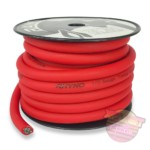 Rhyno Audio Works Red 1/0 Gauge Tinned CCA Power Wire