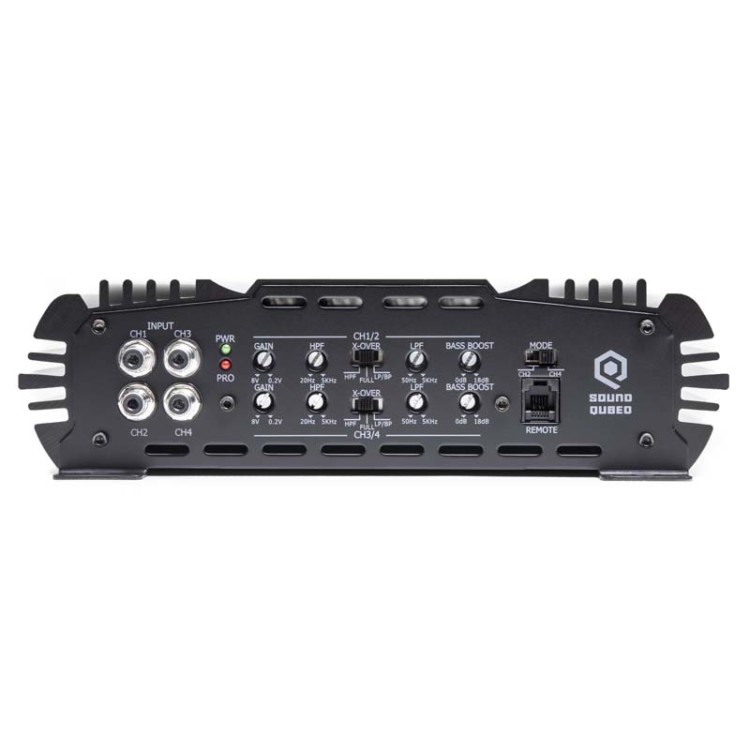 SoundQubed Q4-150 | 1000w 4-Channel Amplifier