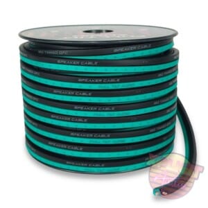 Full Tilt Audio Seafoam/Black 12 Gauge Tinned OFC Speaker Wire