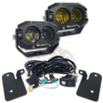 2018-2022 Jeep Wrangler JL/Gladiator JT 4" 60w PERF4030 A-Pillar Light Kit