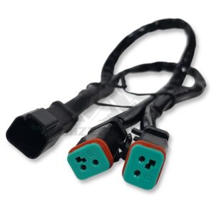 14ga 1-2 DT Connector 300w Wiring Splitter