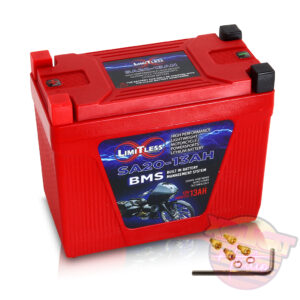 Shake Awake 20 Case 3AH - 2500w Smart Motorcycle Battery