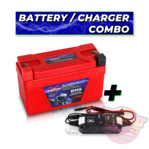 Shake Awake Y7 Case 6Ah - 1500w Smart Motorcycle Battery with 3.5A Battery Maintainer